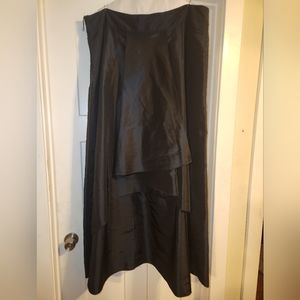 Black Taffeta Skirt